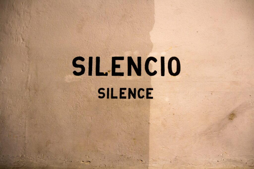 Signage inside a church in San Miguel de Allende, Mexico. Photo by Scott Umstattd on Unsplash.